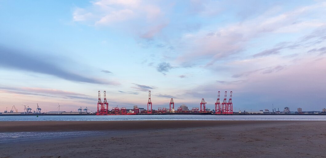 Área industrial do porto de Sines